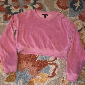 Forever 21 — Velvet Cropped Sweater